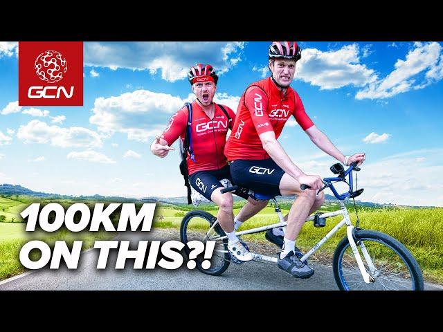 How Far Can 2 Ex-Pro Cyclists Ride 1 Death Trap Tandem?