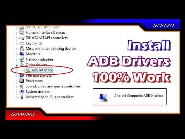 How to Install ADB Interface Driver for Windows using any Phone