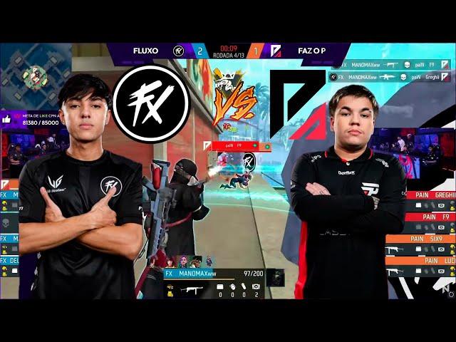 FLUXO VS FAZOP - CPN ARENA - MANOMAX FEZ UMA JOGADA DE GENIO! FLUXO NA PROXIMA FASE!