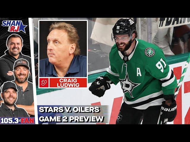 Craig Ludwig Helps Preview Stars/Oilers Game 2 | Shan & RJ