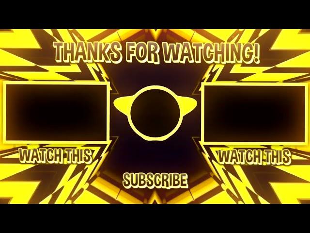 [FREE] OUTRO TEMPLATE (NO TEXT) #12 | FREE TO USE