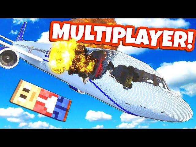 I Crashed My Friends Plane in Teardown Multiplayer Mods!