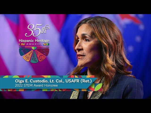 35th Hispanic Heritage Awards | Lt. Col. Olga E. Custodio receives 2022 STEM Award