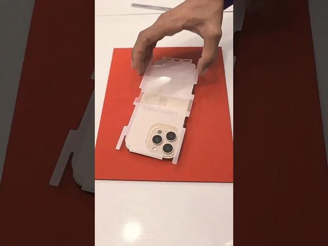 iPhone 16 Pro Max Unbreakable Membrane Back Glass Screen Protector #shorts #tech #viralvideo