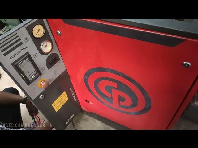 Second Hand Air Compressor For Sale | 20 HP Air Compressor | 2014 Model | CP Screw Compressor