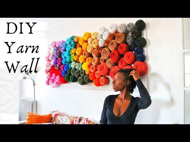 DIY Yarn Wall/Decor