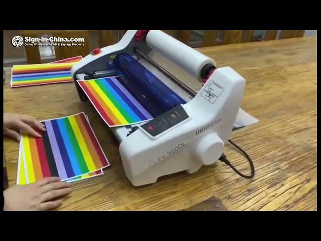 350 Desktop Thermal Roll Laminator for A3/A4 UV Dtf Film