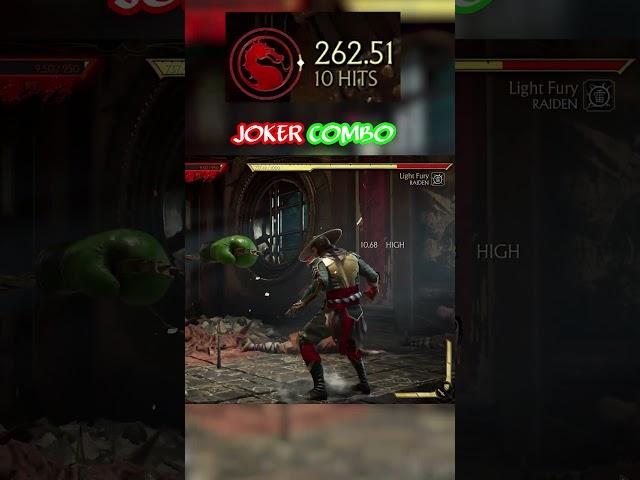 Quick Joker combo mk11  #liukang #scorpion #subzero #aftermath #fightinggames #unpainful