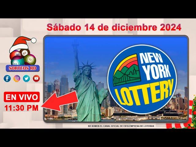 New York Lottery en vivo │Sábado 14 de diciembre 2024 - 11:30 PM #loteriasdominicanas