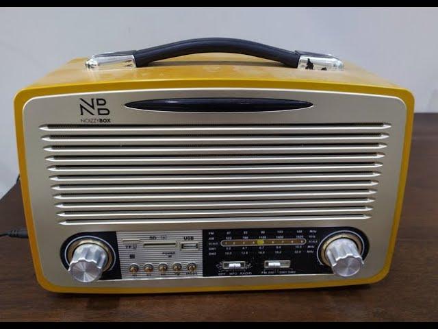 Noizzy Box Retro || Radio FM || Built in Speaker/ Stereo Play with USB and BLUETOOTH