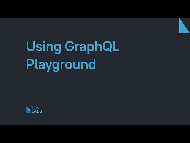 Using GraphQL Playground