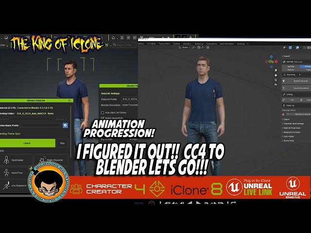 The King Of Iclone: Character Creator 4 to Blender 4.3(Yes, I’ve finally figured it out)