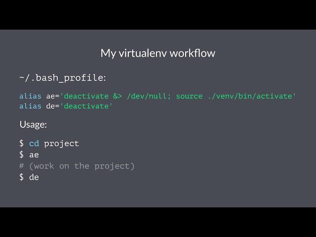 Working Effectively with Python Virtual Environments (Virtualenv)