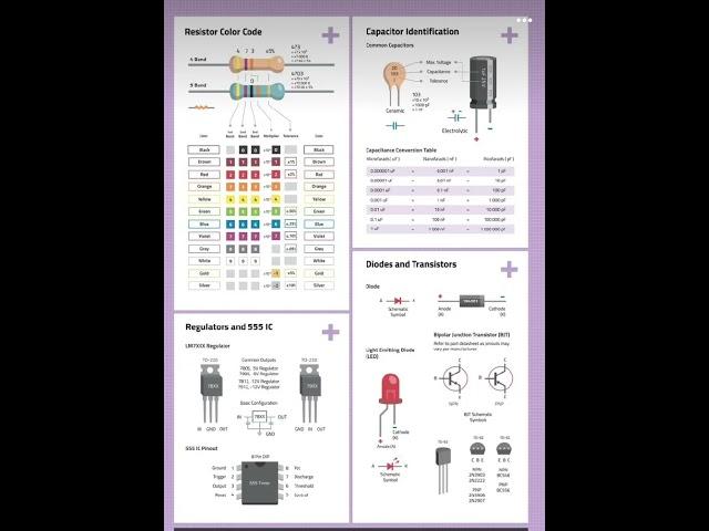 Basic Electronics Components#theory #symbols