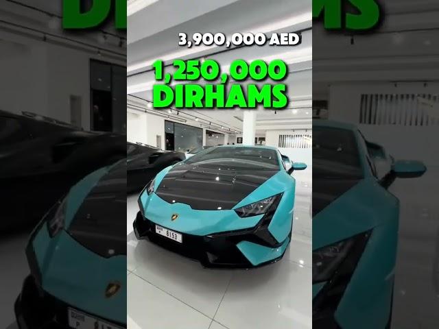 HOW MUCH HAS AHMED SPENT ?! #dubai #lamborghini #car #ahmedamwell #luxurysupercar