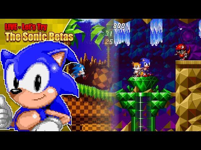 Let's Try Sonic 1 Beta remake, Sonic 2 Beta & Sonic 3 beta!