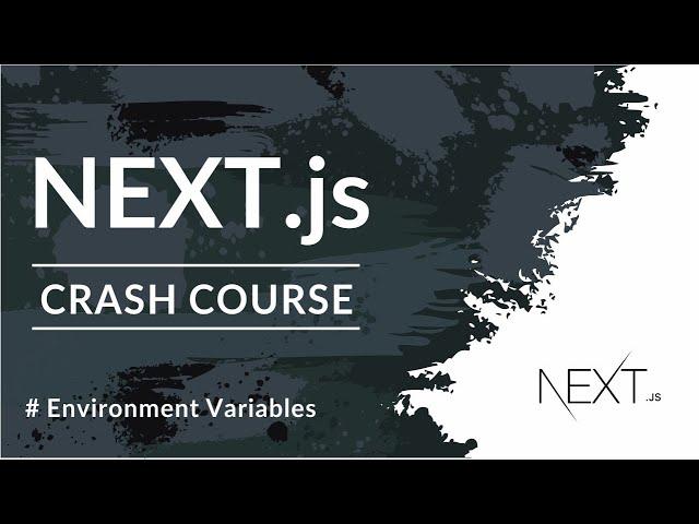 NEXT.js Crash Course | Environment Variables #18