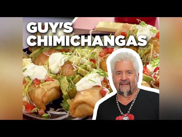 Guy Fieri's Top Notch Top Round Chimichangas | Guy Off the Hook | Food Network