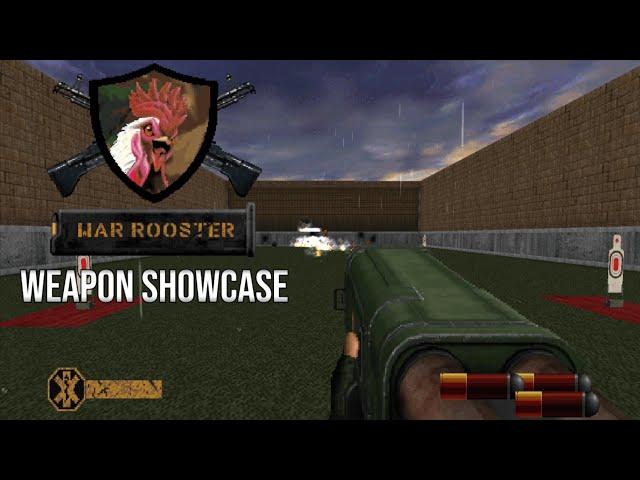 Doom mod weapon showcase: War Rooster (regular and secret weapons)