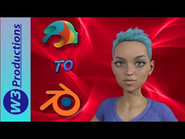 Daz To Blender Cycles - Import Characters From Daz Studio To Blender