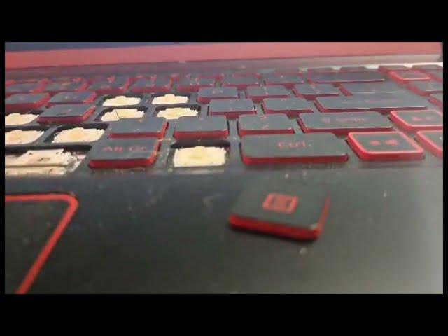 How to replace the keys on your laptop or notepad keyboard acer nitro 5