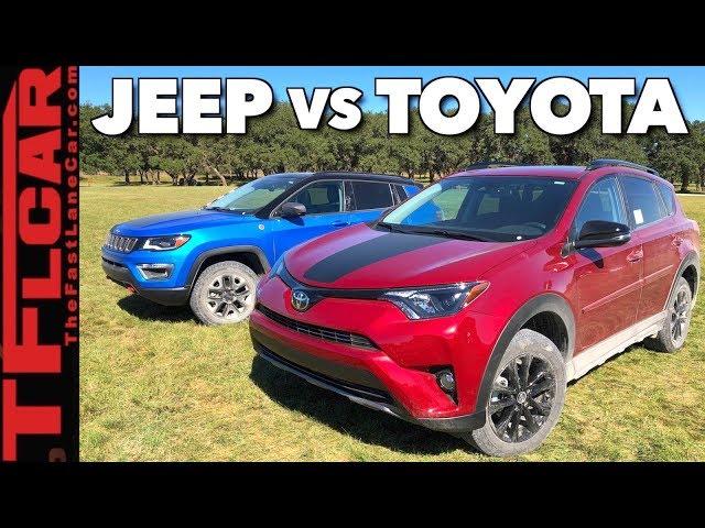 What's Better Off-Road: 2018 Jeep Compass Trailhawk vs Rav4 Adventure?