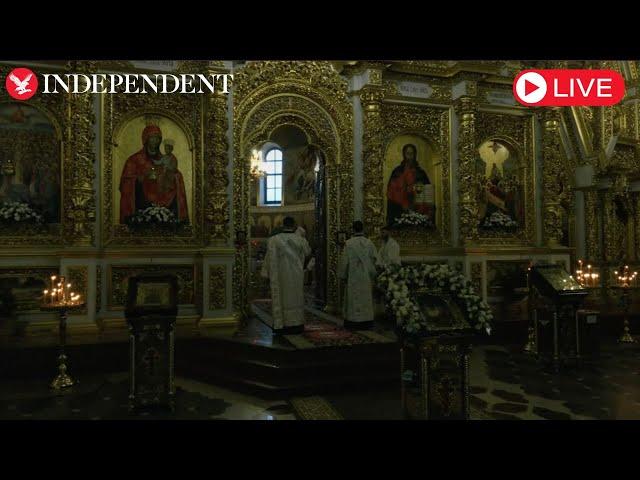 Live: Ukrainians celebrate Christmas mass at 980-Year-Old Kyiv-Pechersk Lavra monastery