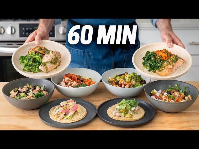 How I Cook 20 Healthy Meals in 1 HOUR