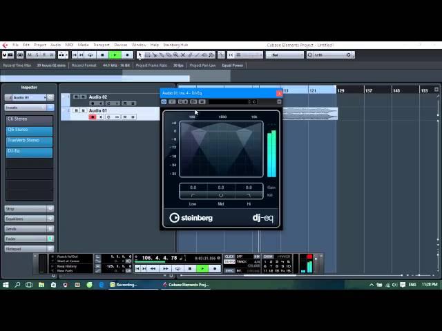 Mastering song wirh cubase 8