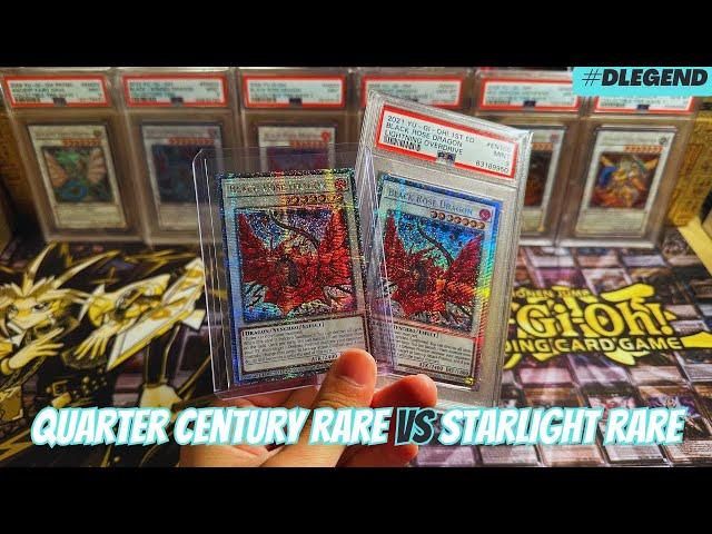 Discussing Quarter Century Rares vs Starlight Rares: What's the Difference??