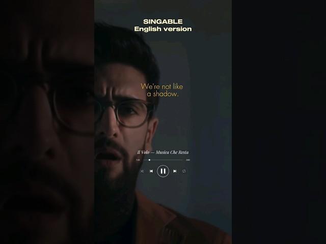 Il Volo—Musica Che Resta SINGABLE English version #ilvolo #ilvolovers #englishversion #englishcover
