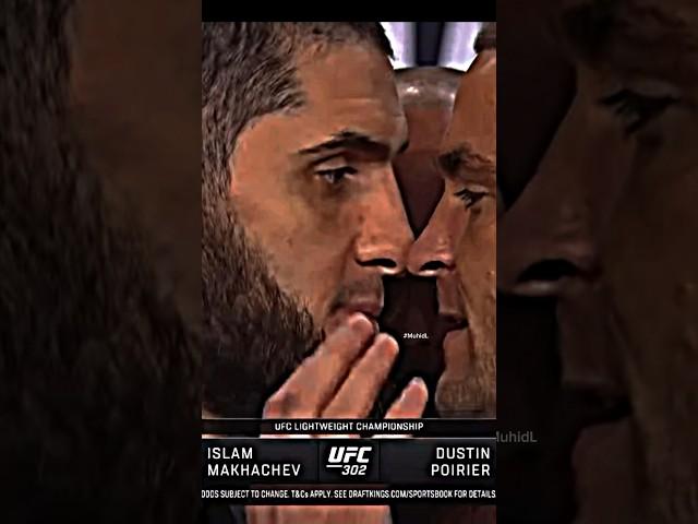 Makhachev vs Poirier || Intense face off #ufc