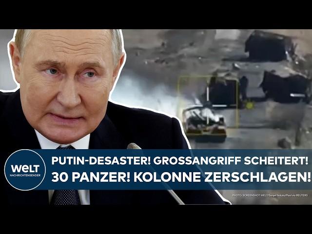 UKRAINE-KRIEG: Desaster für Putin! Großangriff der Russen abgewehrt! Panzerkolonne zerschlagen!