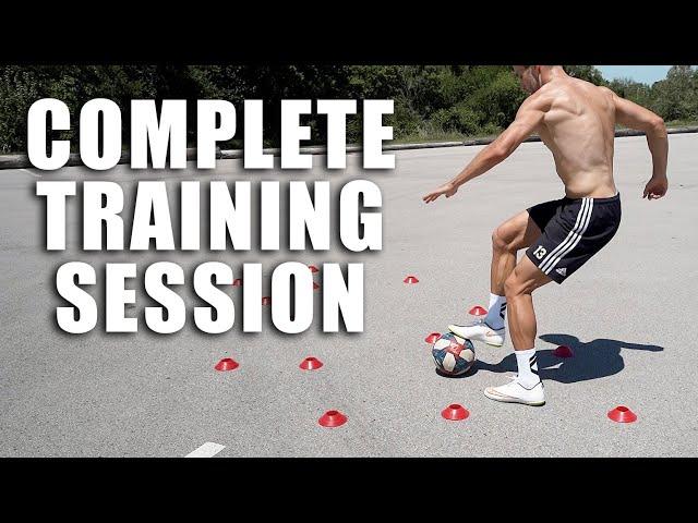 Watch a Pro's Full Individual Training Session in a Parking Lot