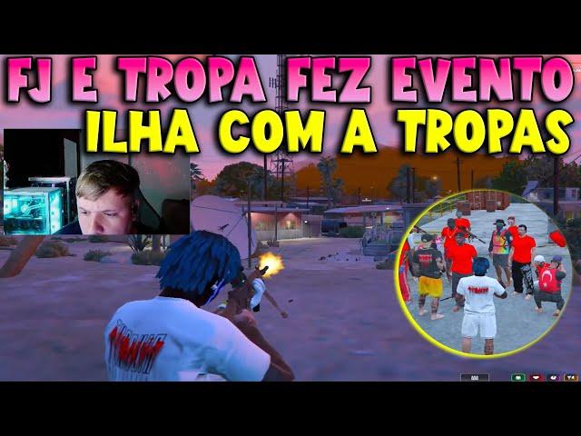 FJ E TROPA FAZENDO ILHA COM AS TROPAS DO HYPE #fj #bkinho #tropadaturquia #meninasgtarpclips