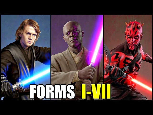 An Embarrassingly Long Analysis of the 7 Lightsaber Combat Forms