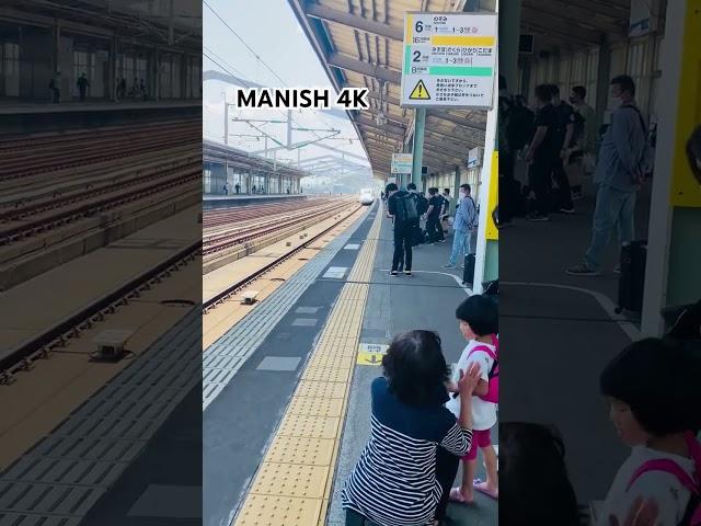 NEWJapanese shinkansen train //MANISH 4K VIDEO 