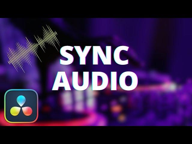 How to Sync Audio Inside Davinci Resolve 19 (tutorial)