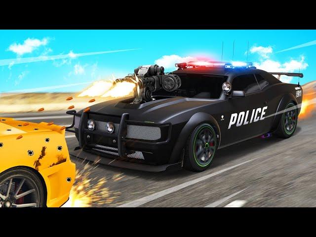 I Became a POLICE OFFICER In GTA 5’s *NEW* DLC…