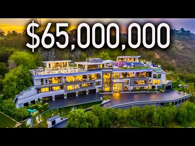 Touring a Billionaire's $65,000,000 BEL AIR MEGA MANSION!