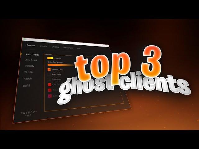 **NEW** TOP 3 BEST GHOST CLIENTS (NO EXE, Click Recorder, Bypass...)