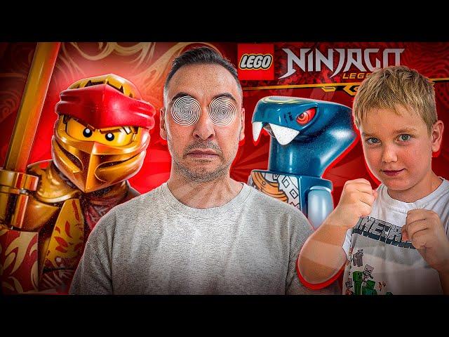 Роб стал злодеем?! Топ Роб и Андрюша собирают Lego Ninjago Legacy Ultra Sonic Raider! часть 2