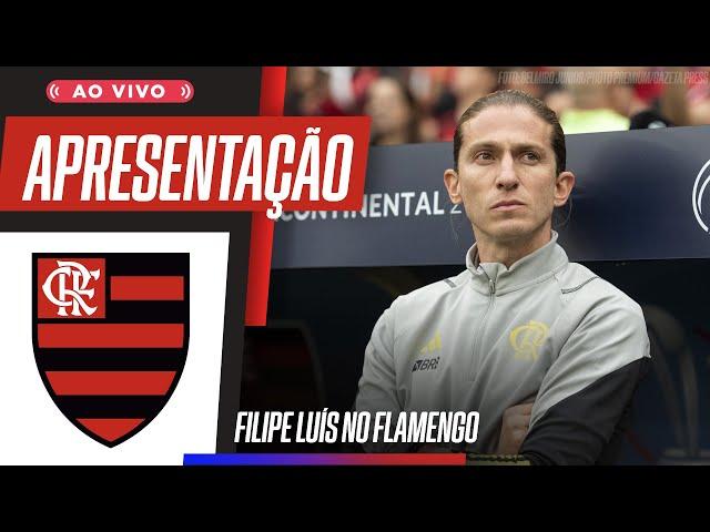 Apresentação de FILIPE LUÍS, novo TREINADOR do FLAMENGO