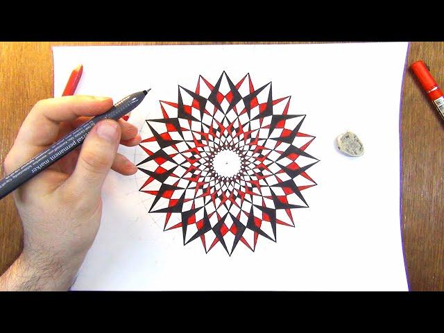 Geometric Pattern Design - Drawing Process