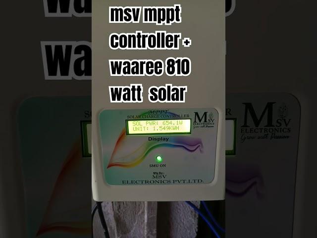 Msv mppt solar charge controller #solarpower #solarconverter #msv #mppt #mpptchargecontroller