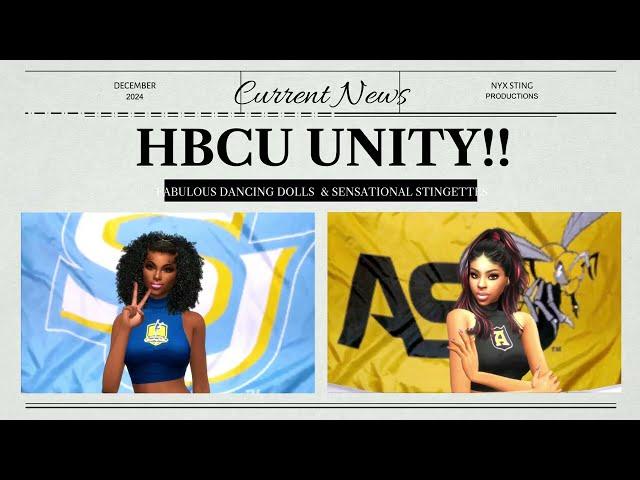 HBCU Unity - Fabulous Dancing Dolls & Sensational Stingettes Collab [Sims 4 Animation]