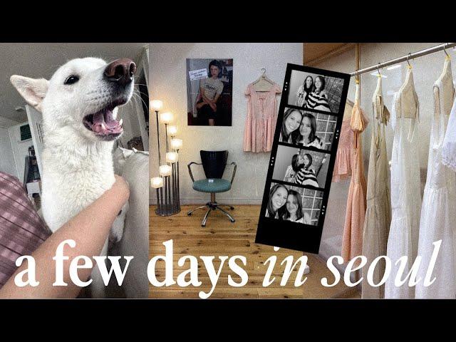 Seoul Vlog ~ a few days in Korea | Apgujeong, Seongsu and packing boxes