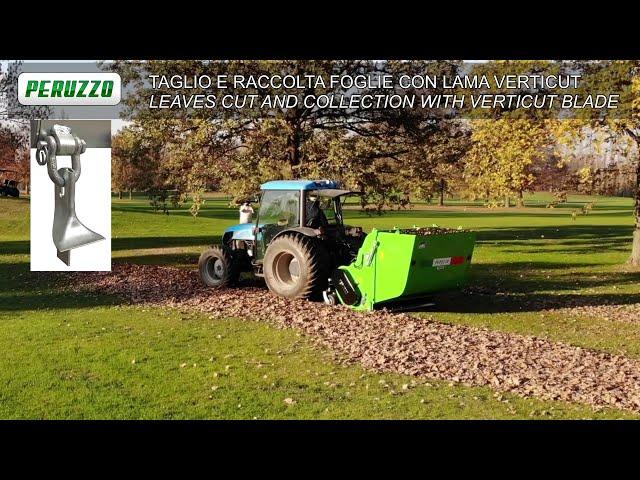 Flail Collection Mower PERUZZO multipurpose Leaves and Verticut Collection Mower