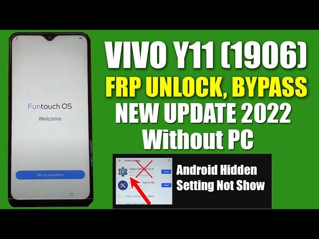 VIVO Y11 FRP BYPASS ANDROID 11 NEW UPDATE WITHOUT PC | EASY FLASHING