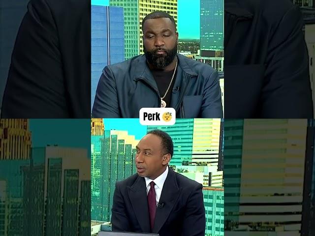 Perk pulls a fast one on the First Take crew 